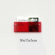 Acrylic Wall Mounted 'Floating' Magazine Holder - The House Of BLOC