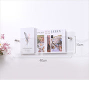 Acrylic Wall Mounted 'Floating' Magazine Holder - The House Of BLOC