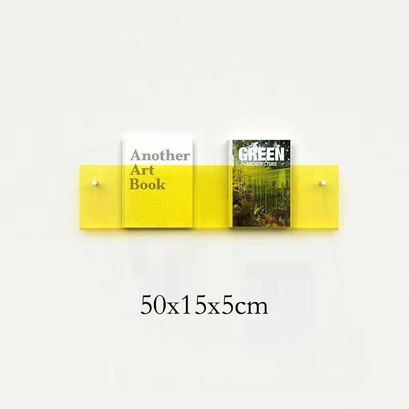 Acrylic Wall Mounted 'Floating' Magazine Holder - The House Of BLOC