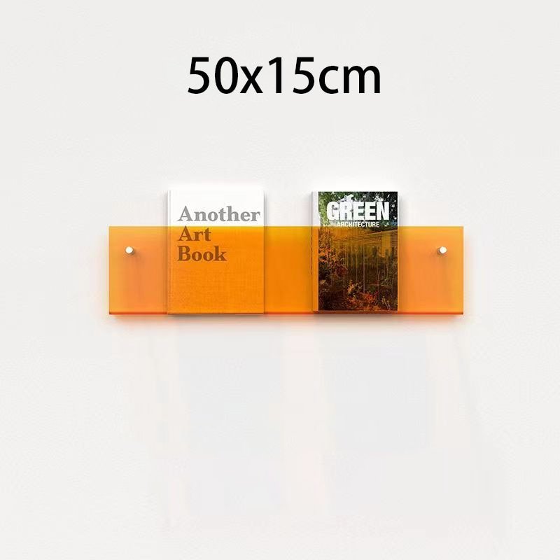 Acrylic Wall Mounted 'Floating' Magazine Holder - The House Of BLOC