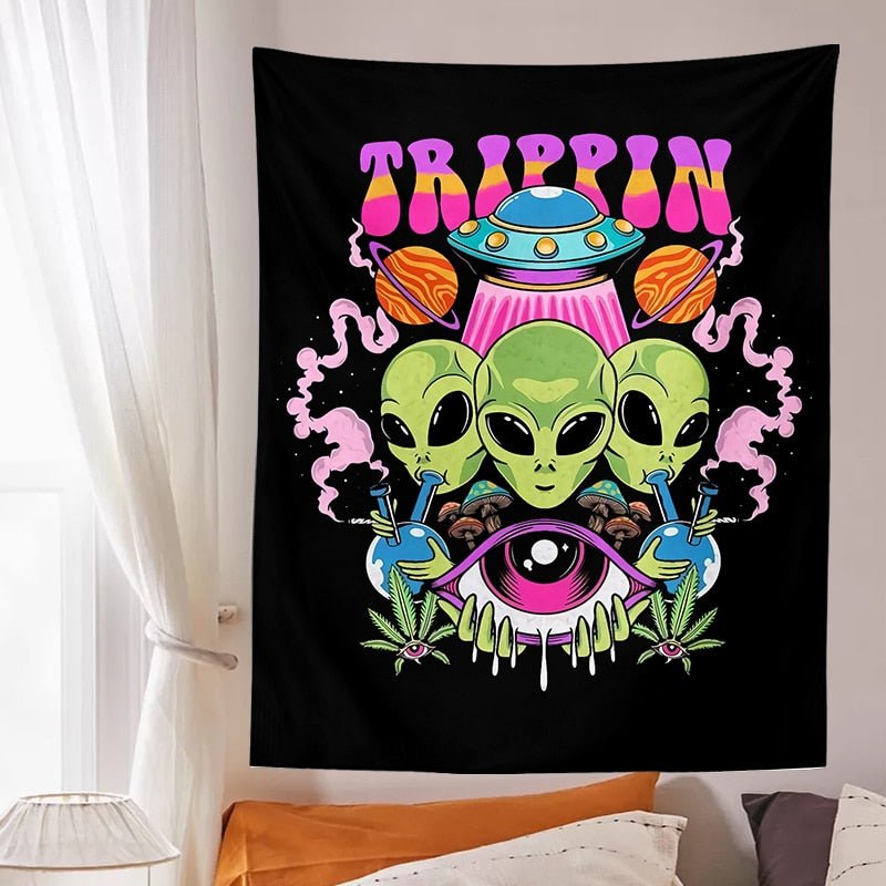 Alien Wall Hanging Tapestry - The House Of BLOC