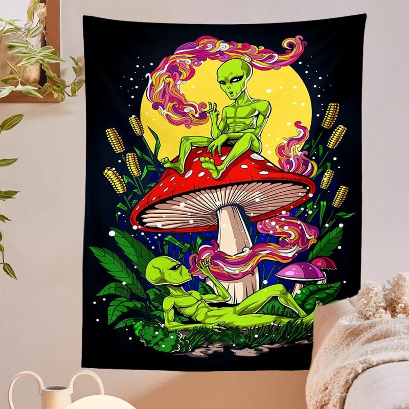 Alien Wall Hanging Tapestry - The House Of BLOC