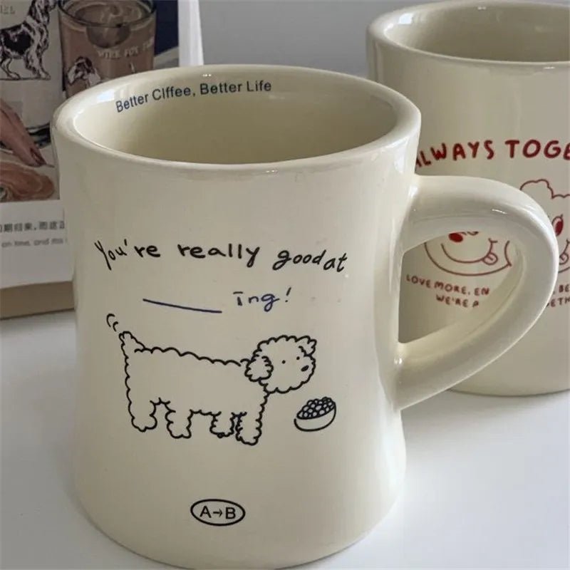 Animal Slogan Ceramic Coffee Mug - The House Of BLOC