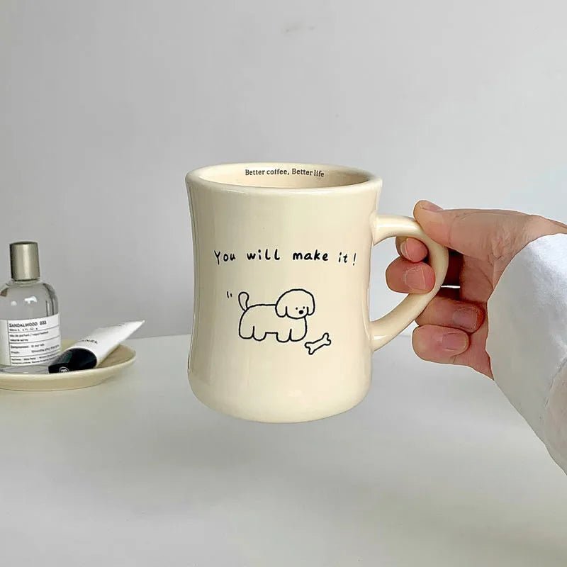 Animal Slogan Ceramic Coffee Mug - The House Of BLOC