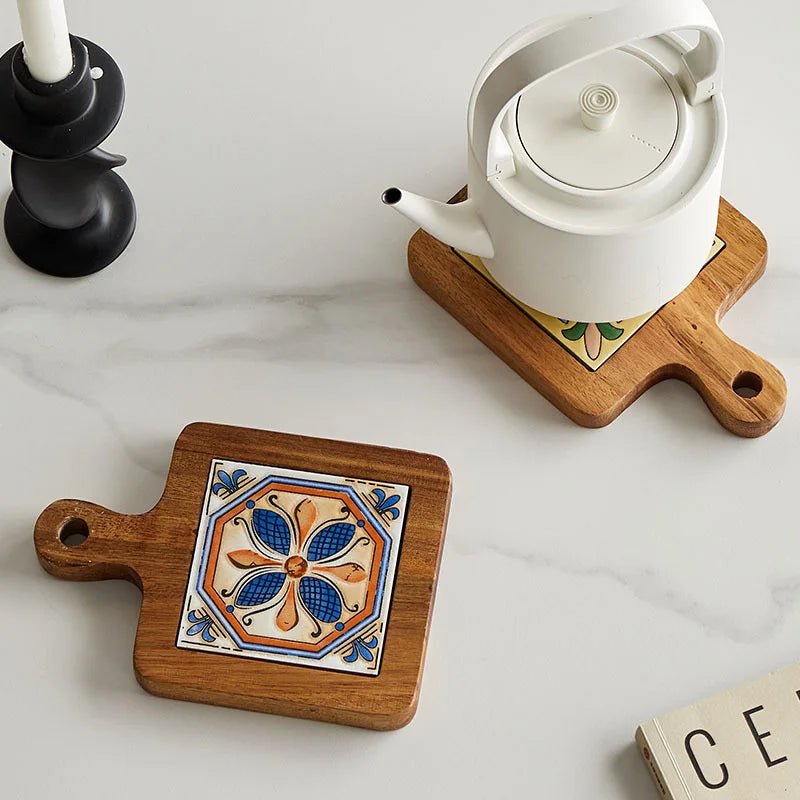 Anti-Scalding Pan Coaster Wooden Tile - The House Of BLOC