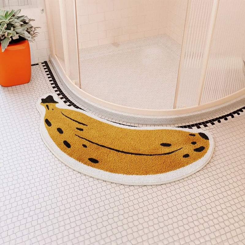 Arc-Shaped Non Slip Fruity Bathroom Mats - The House Of BLOC