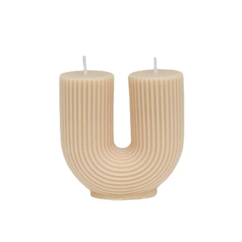 Aromatherapy Scented U-Shaped Candle - The House Of BLOC