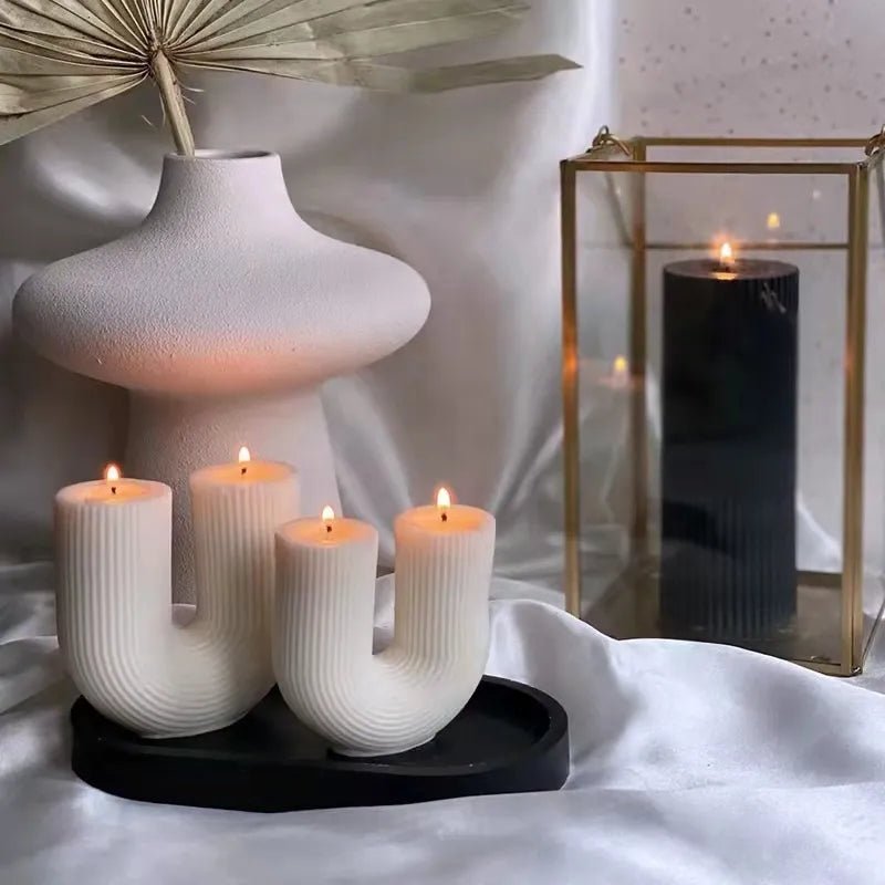Aromatherapy Scented U-Shaped Candle - The House Of BLOC