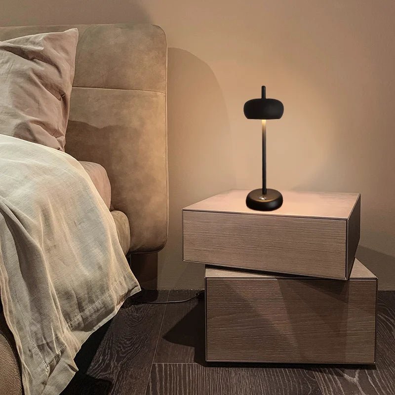 Art Design Cordless Round Table Lamp - The House Of BLOC