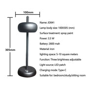 Art Design Cordless Round Table Lamp - The House Of BLOC