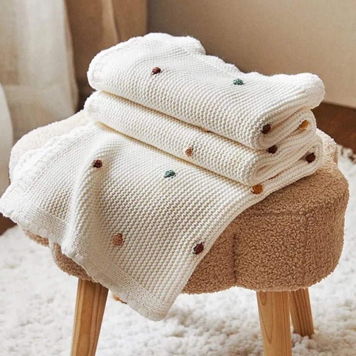 Beautiful Soft Chenille Knitted Blanket - The House Of BLOC