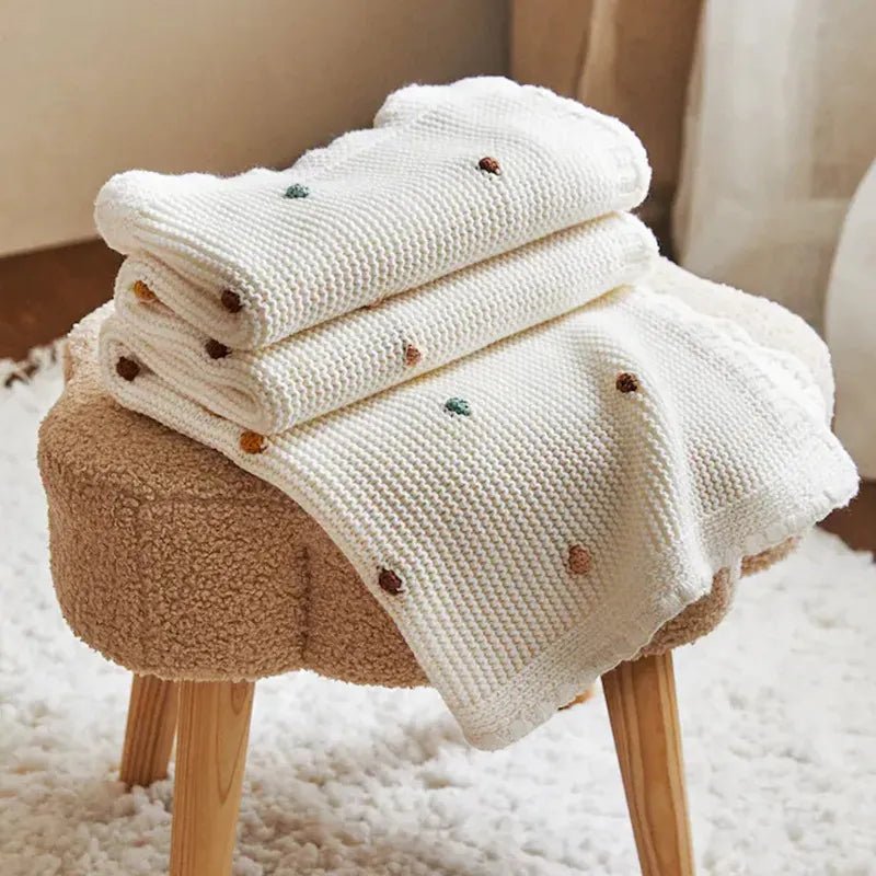 Beautiful Soft Chenille Knitted Blanket - The House Of BLOC