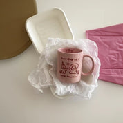 Best Friends Pink Rabbit Ceramic Mug Set - The House Of BLOC