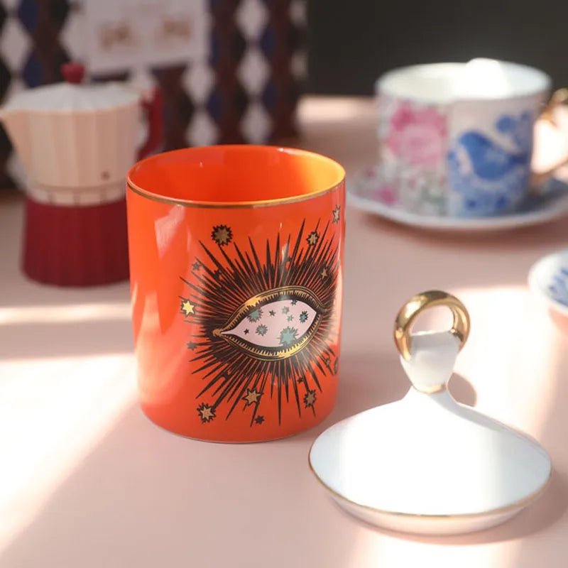 'Big Eye' Starry Sky Candle Holder With Lid - The House Of BLOC