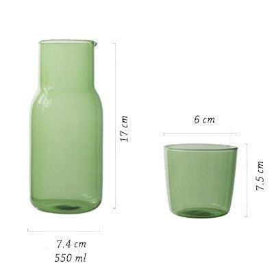 Borosilicate Glass Coloured Cup Set - The House Of BLOC