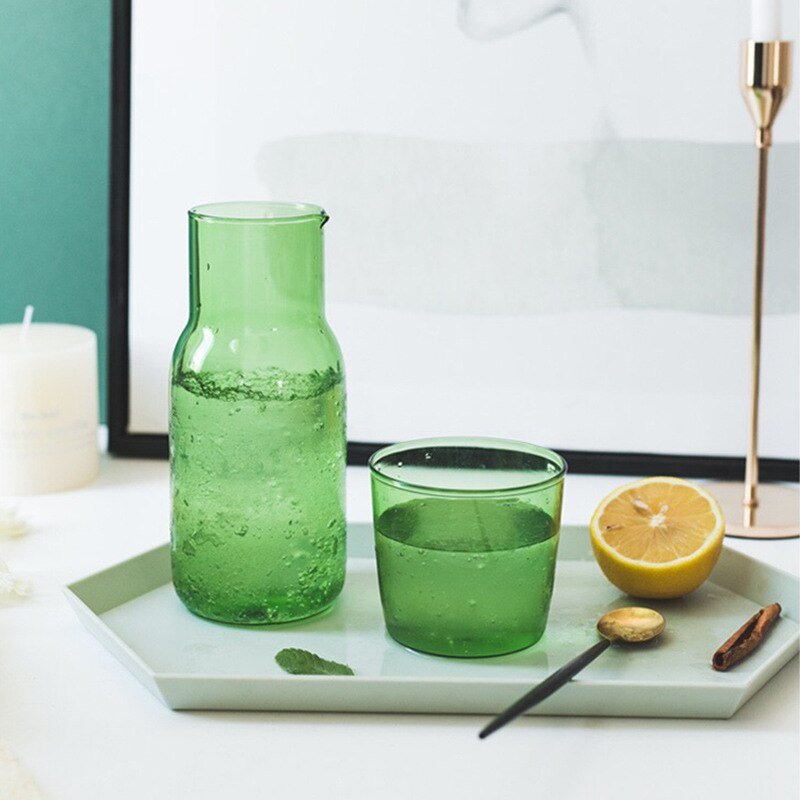 Borosilicate Glass Coloured Cup Set - The House Of BLOC