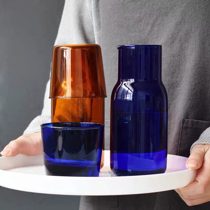 Borosilicate Glass Coloured Cup Set - The House Of BLOC