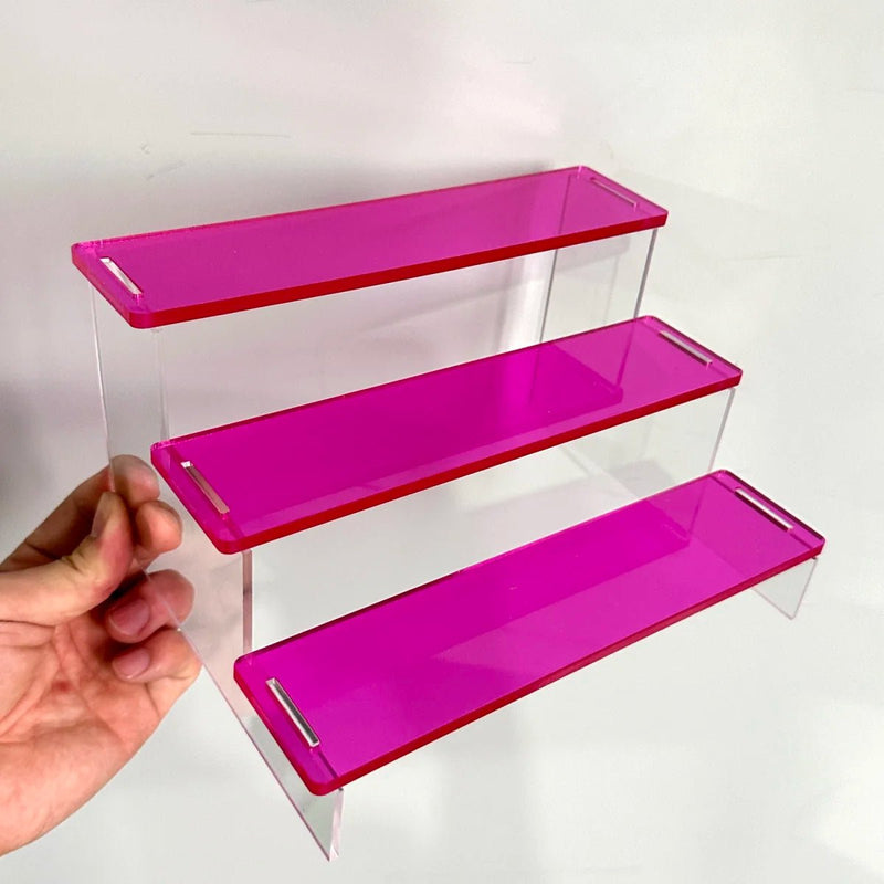 Brightly Coloured Three Layer Display Stand - The House Of BLOC