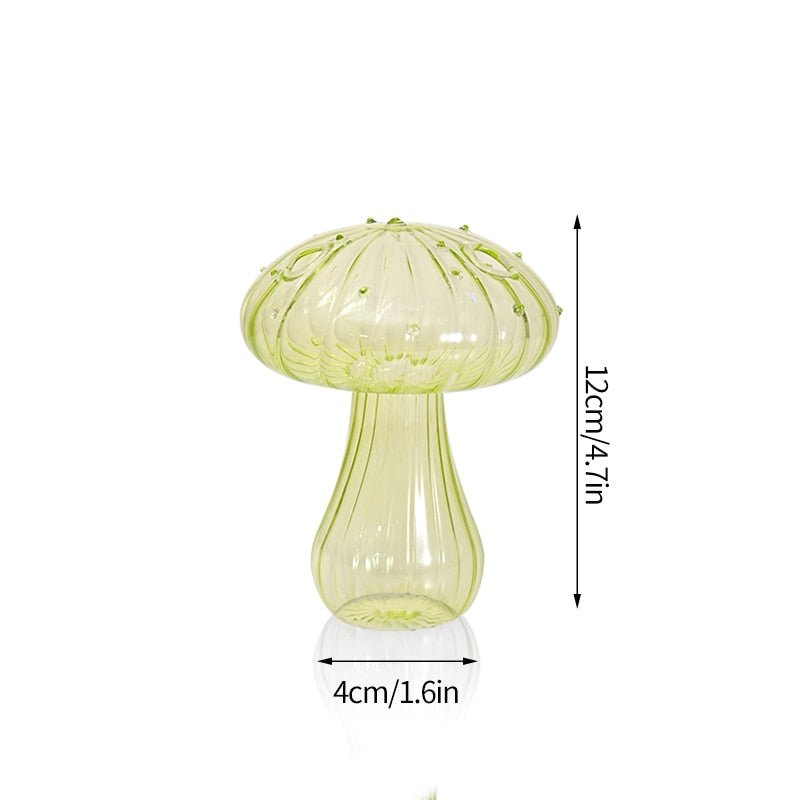 Cactus + Mushroom Shaped Glass Vases - The House Of BLOC