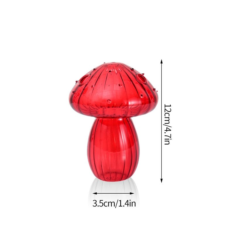 Cactus + Mushroom Shaped Glass Vases - The House Of BLOC