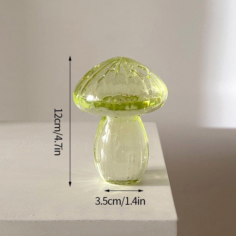 Cactus + Mushroom Shaped Glass Vases - The House Of BLOC