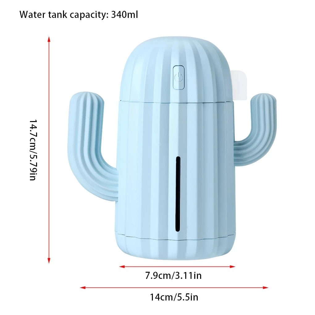 'Cactus' Shaped Rechargeable Aromatherapy Humidifier - The House Of BLOC