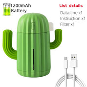 'Cactus' Shaped Rechargeable Aromatherapy Humidifier - The House Of BLOC