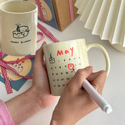 Calendar Ceramic Coffee Cup - The House Of BLOC