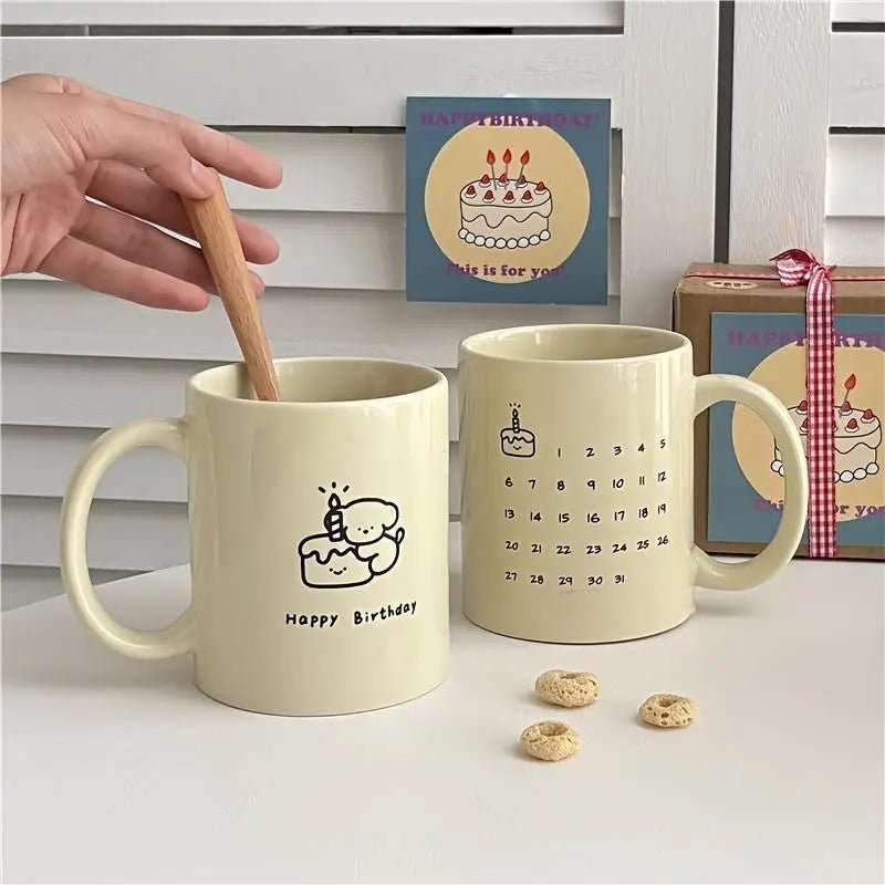Calendar Ceramic Coffee Cup - The House Of BLOC