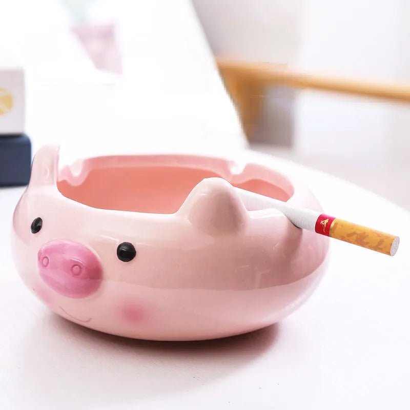 Cartoon Animal Ceramic Ashtray - The House Of BLOC