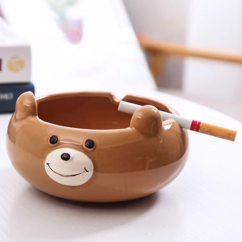 Cartoon Animal Ceramic Ashtray - The House Of BLOC