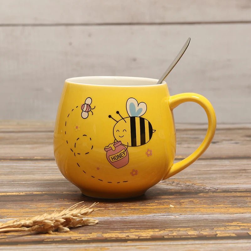 Cartoon Bee Ceramic Coffee Mug - The House Of BLOC