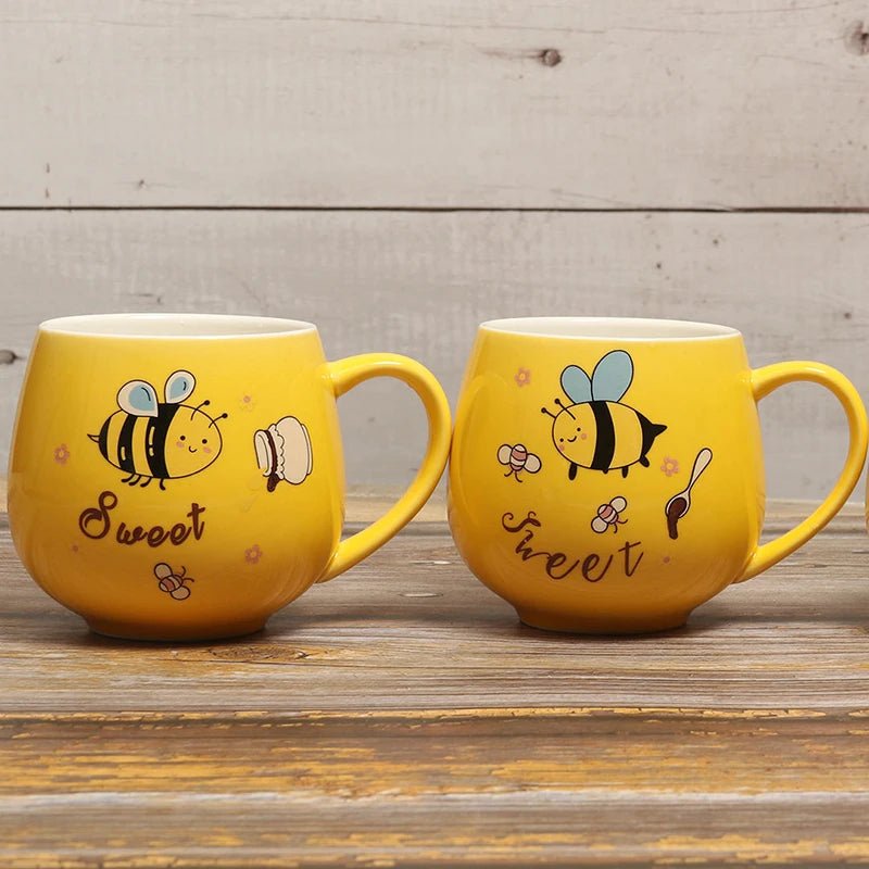 Cartoon Bee Ceramic Coffee Mug - The House Of BLOC