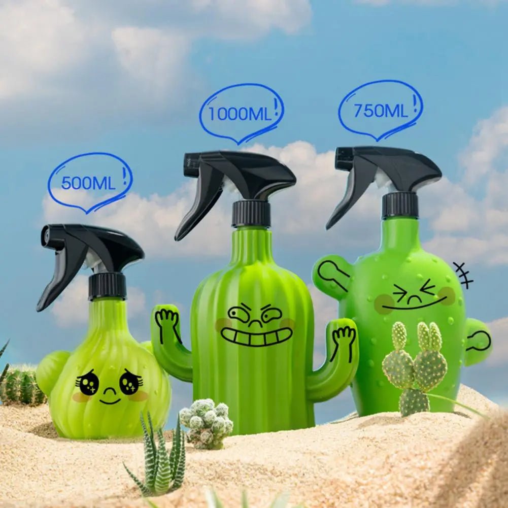 Cartoon Cactus Shape Plant Watering Bottle - The House Of BLOC