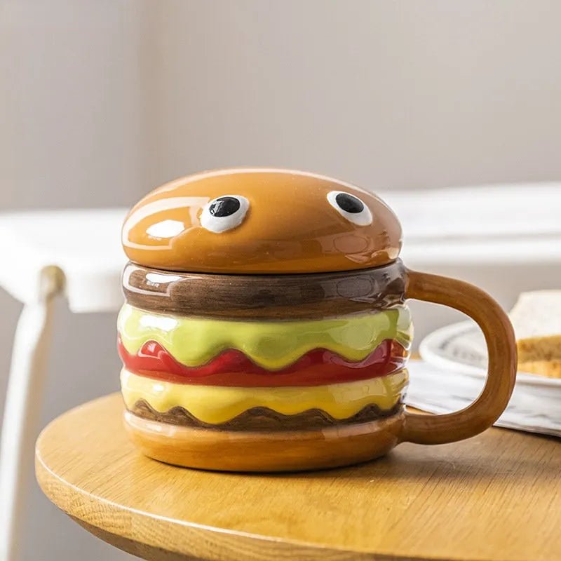 Cartoon Ceramic Hamburger Coffee Mug - The House Of BLOC