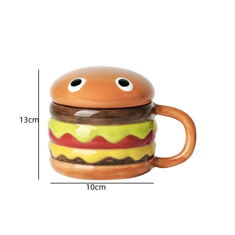 Cartoon Ceramic Hamburger Coffee Mug - The House Of BLOC