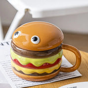 Cartoon Ceramic Hamburger Coffee Mug - The House Of BLOC