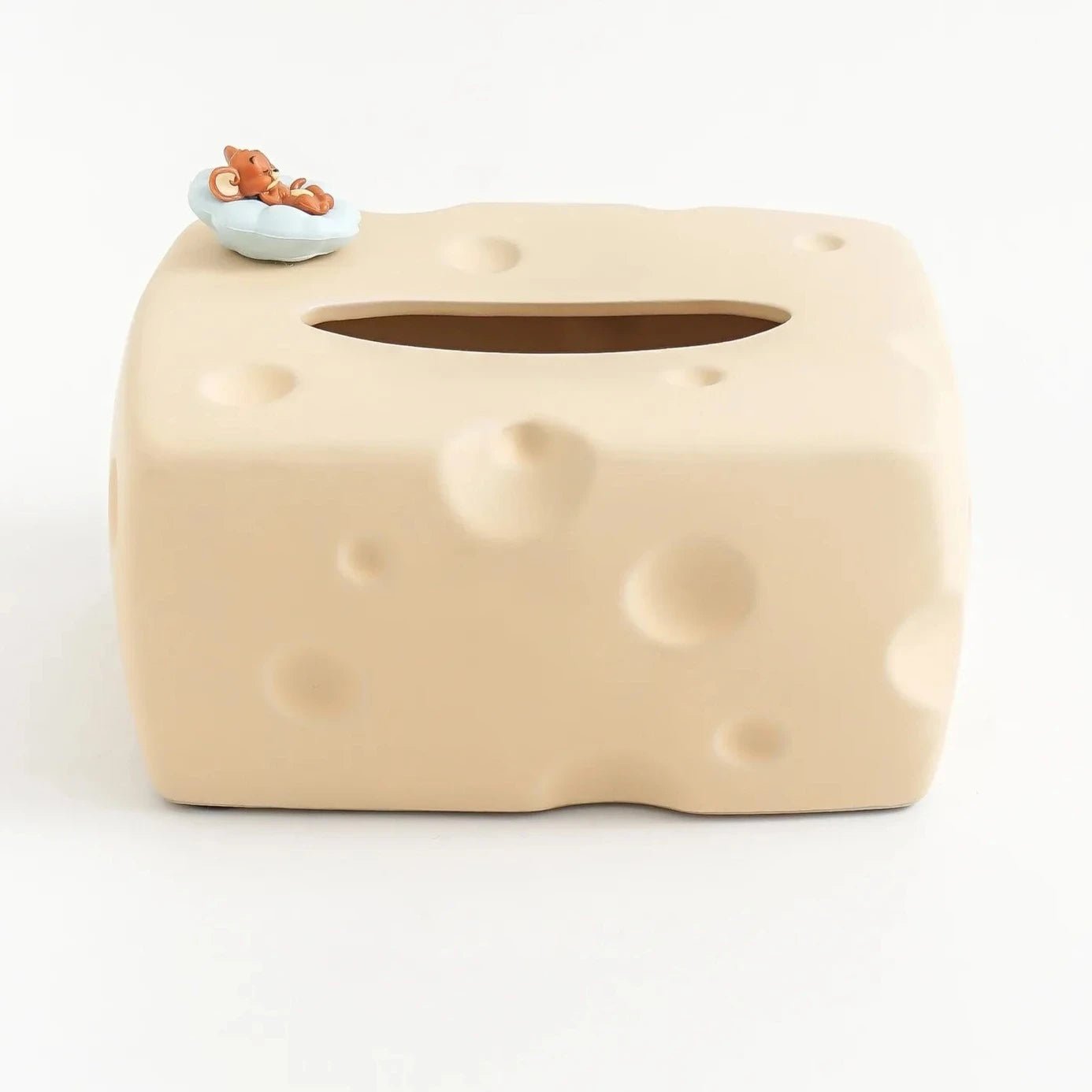 Cartoon Cheese Shape Ceramic Tissue Box - The House Of BLOC