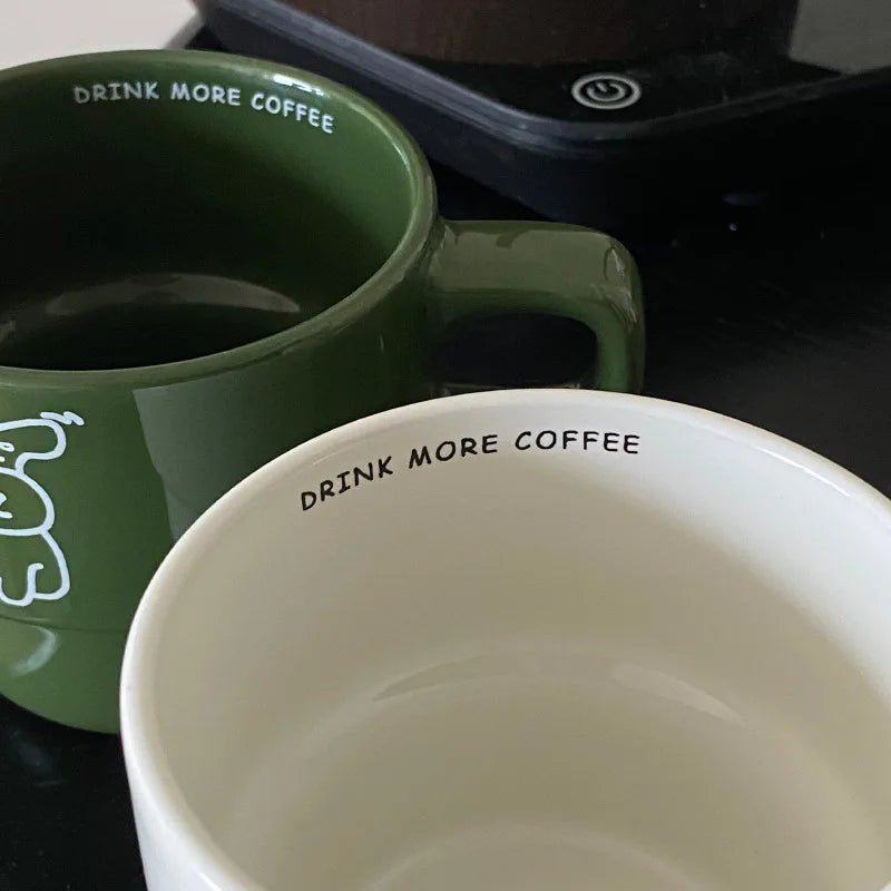 Cartoon Dog Ceramic Coffee Cup - The House Of BLOC