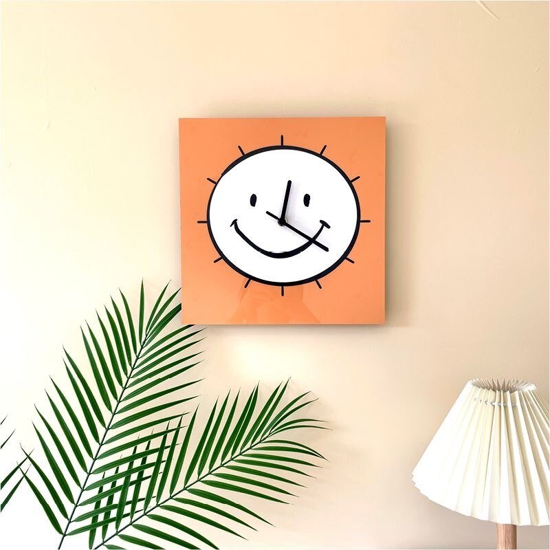 Cartoon Face Digital Wall Clock - The House Of BLOC