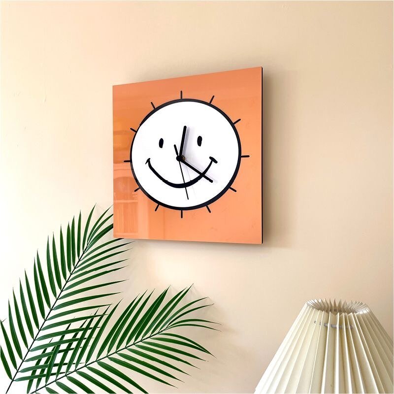 Cartoon Face Digital Wall Clock - The House Of BLOC