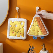 Cartoon Fleece Food Shaped Hand Towel - The House Of BLOC