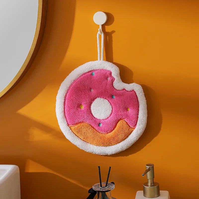 Cartoon Fleece Food Shaped Hand Towel - The House Of BLOC