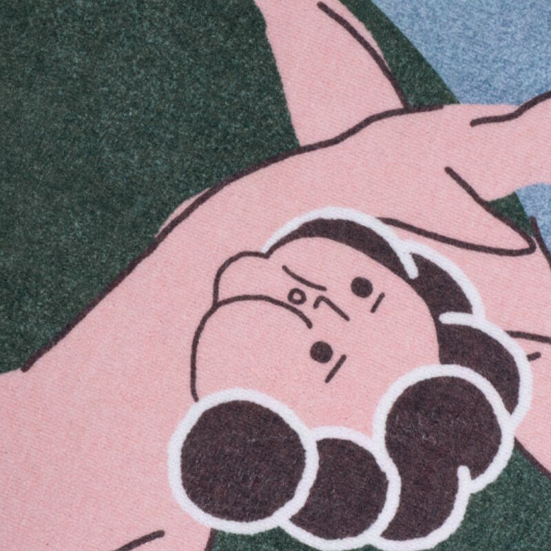 Cartoon People Luxurious Rug - The House Of BLOC