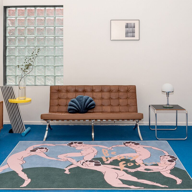 Cartoon People Luxurious Rug - The House Of BLOC