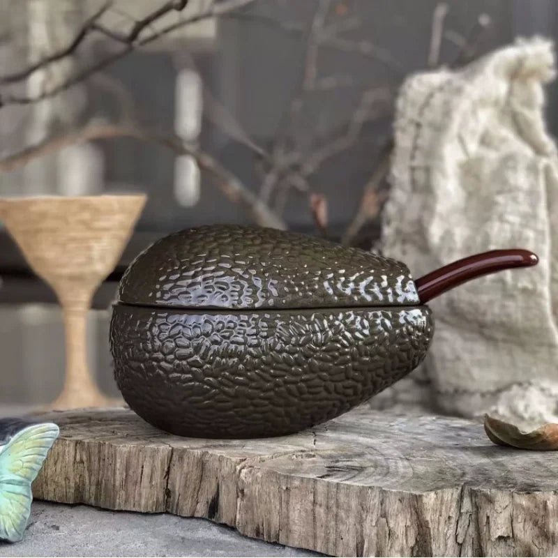 Ceramic Avocado Shape Serving Bowl - The House Of BLOC