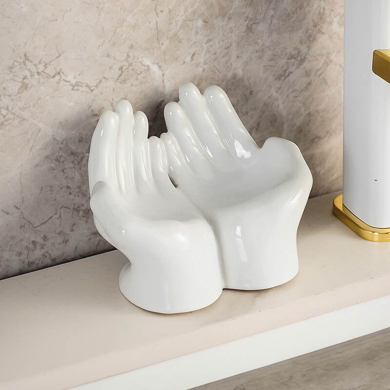 Ceramic Cartoon Palm Soap Holder - The House Of BLOC
