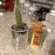 Ceramic Disco Mirror Ball Planter Pot - The House Of BLOC