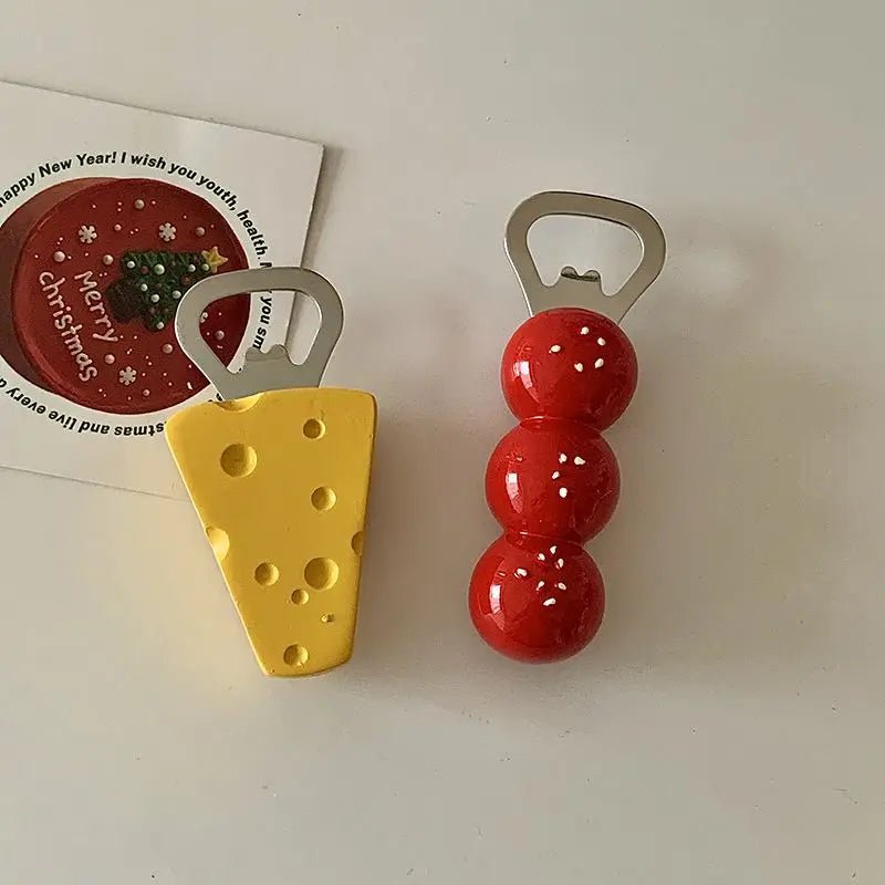 Cheese + Tomato Shape Beer Bottle Opener - The House Of BLOC