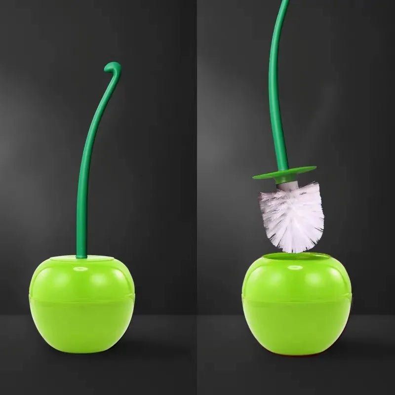 Cherry + Apple Toilet Brush + Holder - The House Of BLOC